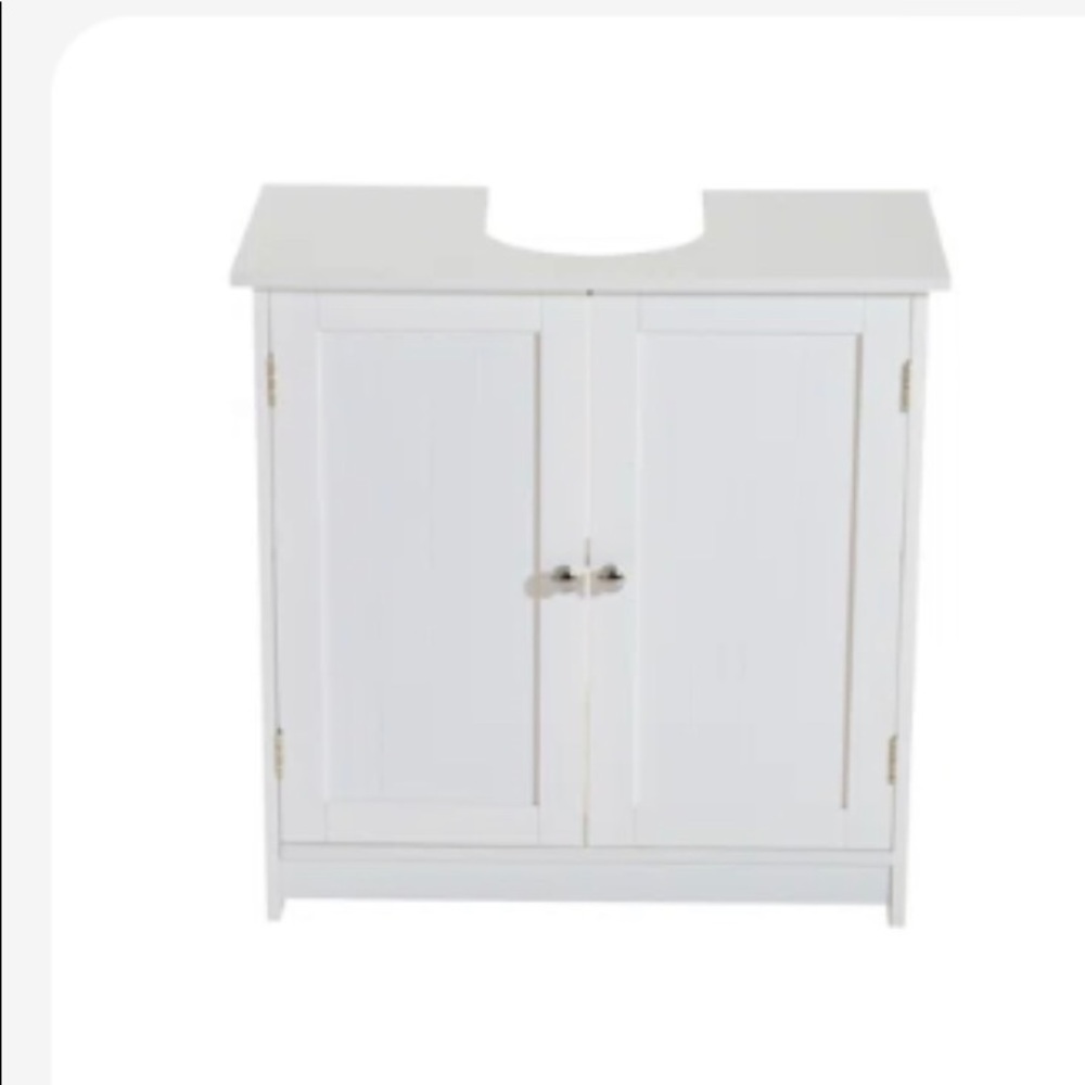 Single bathroom vanity base only with hardware
